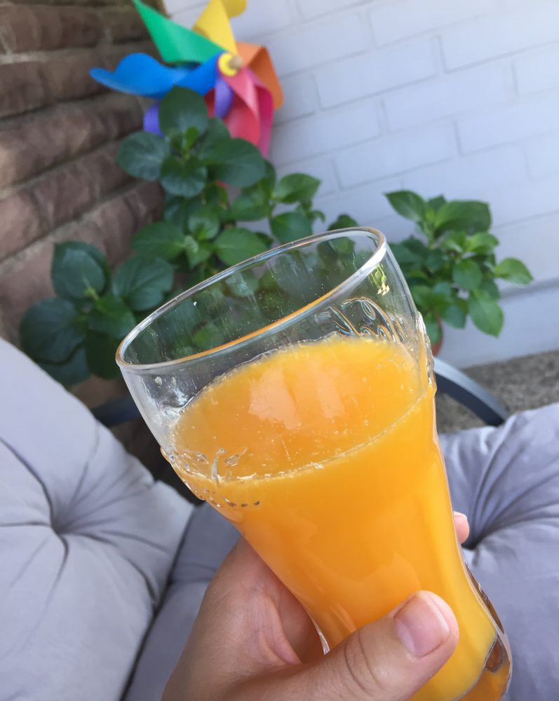 frisch gepresster Orangensaft